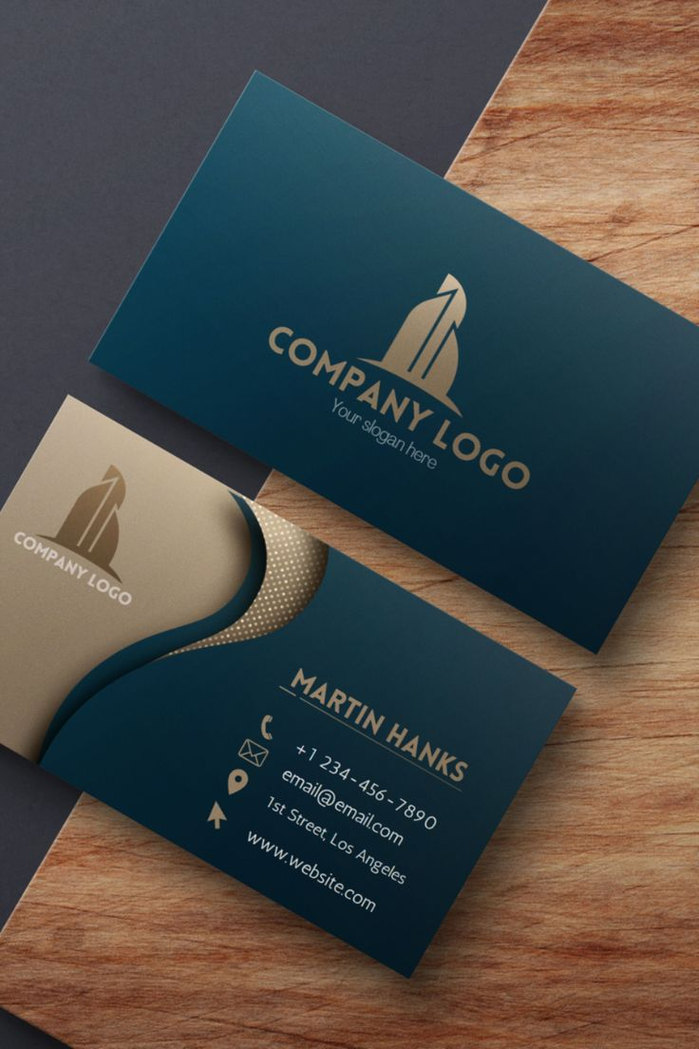 Business cards printed at Baldwin Graphics