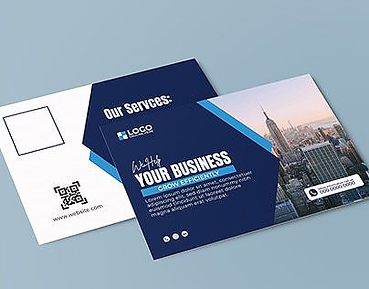 Full-color mailing postcards printed at Baldwin Graphics